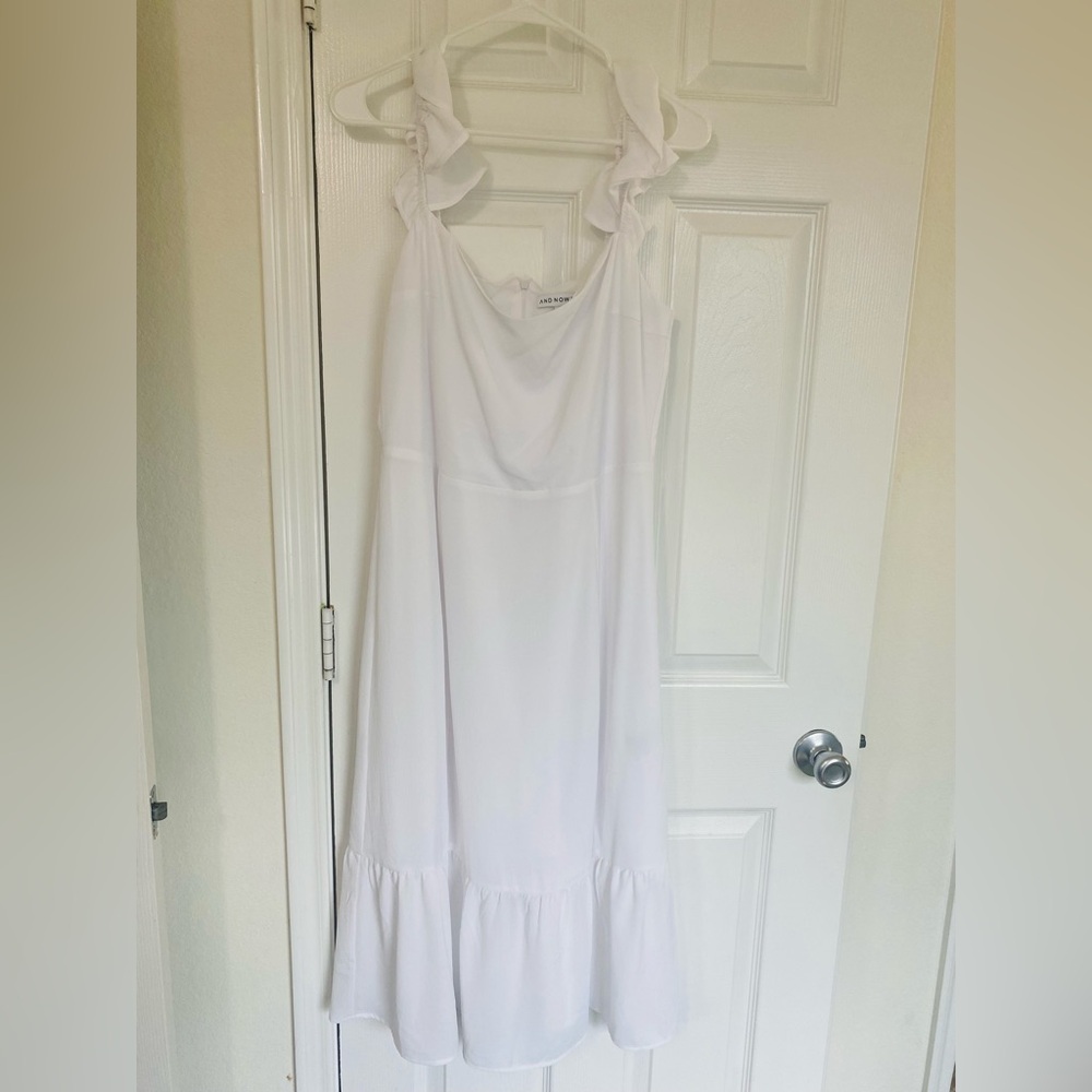 White MIDI Dress